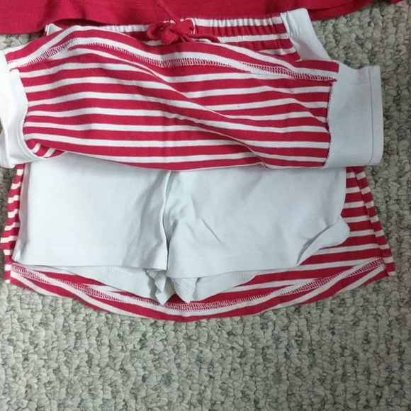Girls size 3 Gymboree red & white top & skort - Picture 7 of 8